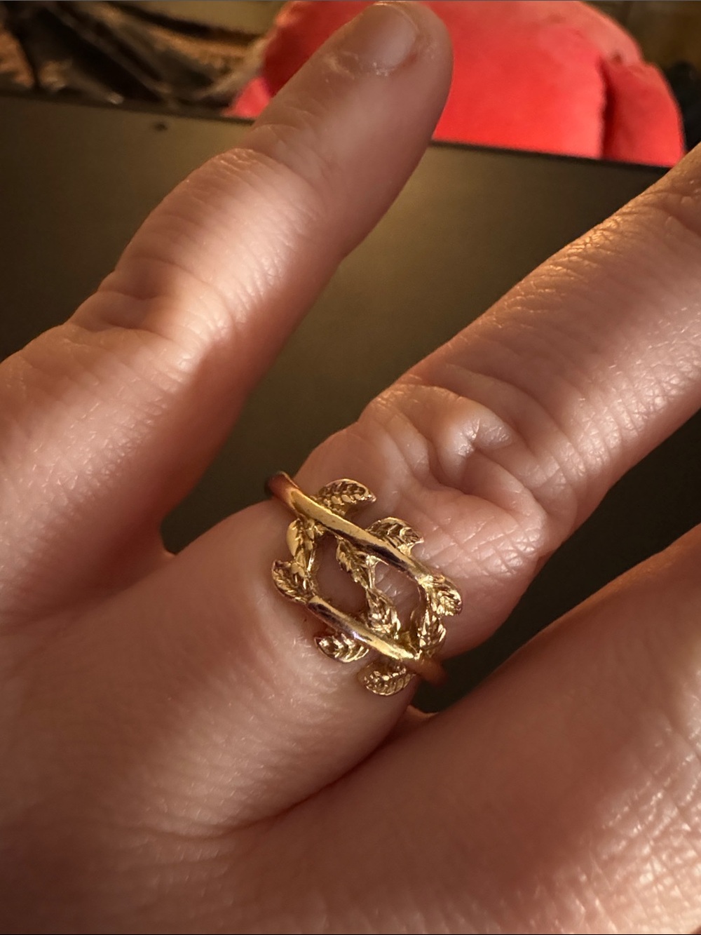 Old Navy Gold Leaf Wrap Ring - Women's Jewelry